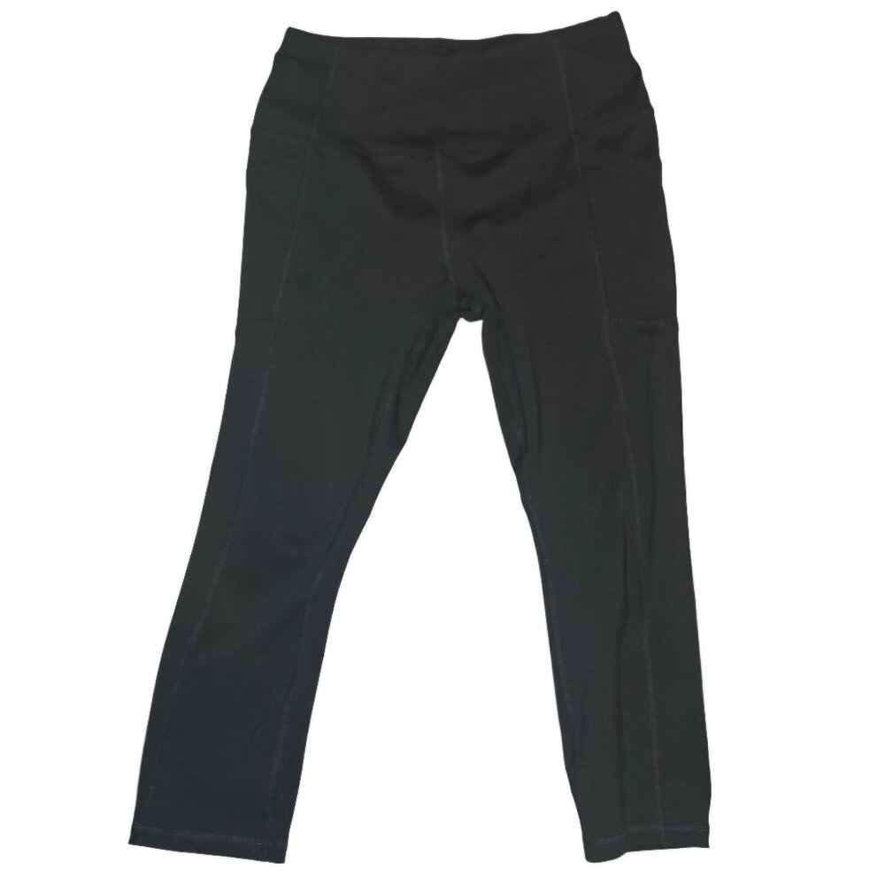 Black Capri Leggings - Small - Size 4-6 - Comfortable & Stylish